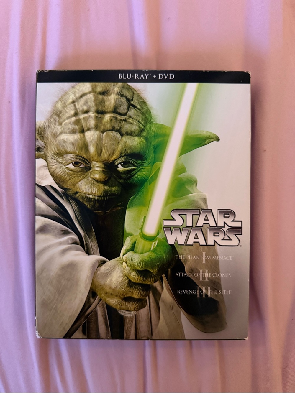 Star Wars Trilogy Blu-ray + DVD set
Episode I, II, III